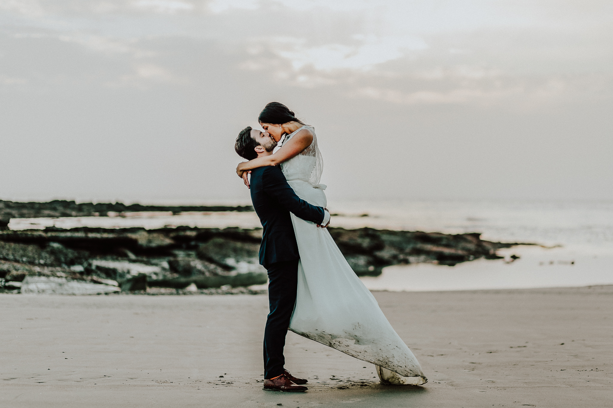 Day After, After Day, Mariage Côte d'Opale, Photographe de mariage Côte d'Opale, Dixie Martin Photography, plage, beach, sunset, coucher